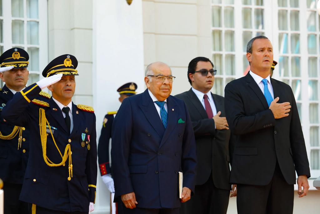 The Ambassador of the Sovereign Order of Malta to El Salvador presents his letters of credence