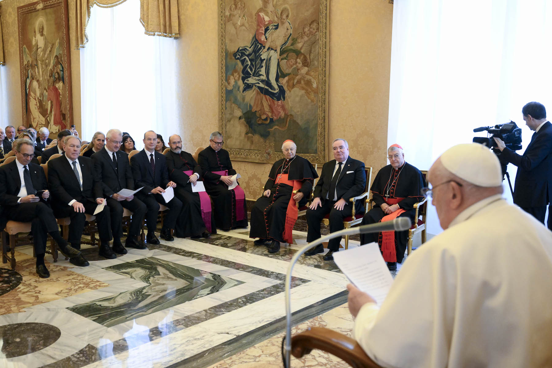 Audienz beim Heiligen Vater eröffnet den letzten Tag der Botschafterkonferenz des Malteserordens