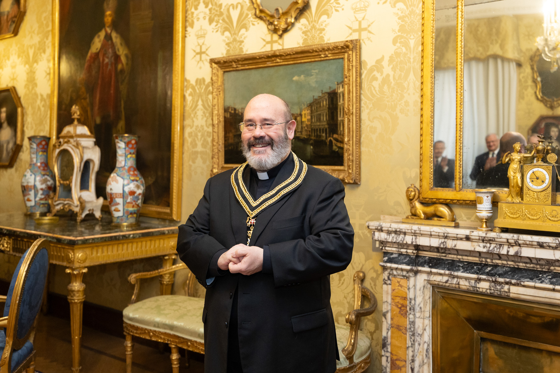 Monseñor Luis Manuel Cuña Ramos, Gran Cruz Conventual Capellán de la Orden de Malta