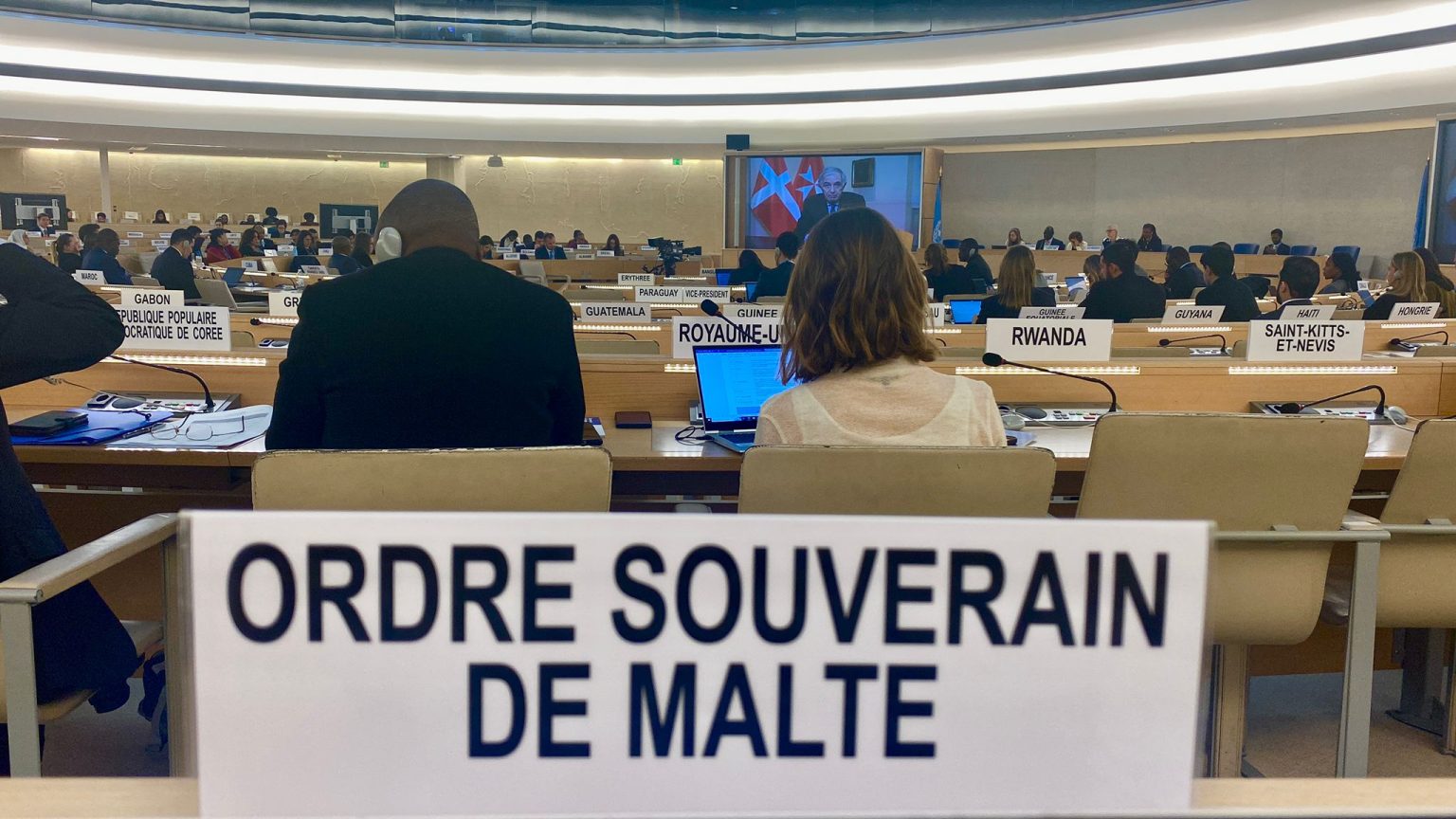 Address of the Grand Chancellor to the 55th session of the UN Human ...