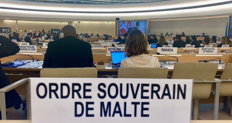 Address of the Grand Chancellor to the 55th session of the UN Human Rights Council in Geneva