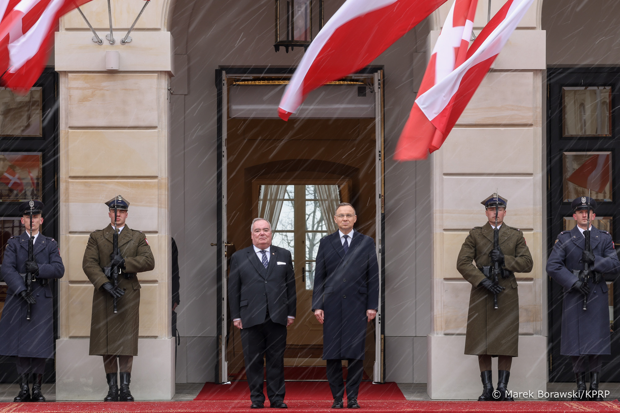 Il Gran Maestro in visita ufficiale dal presidente polacco Andrzej Duda