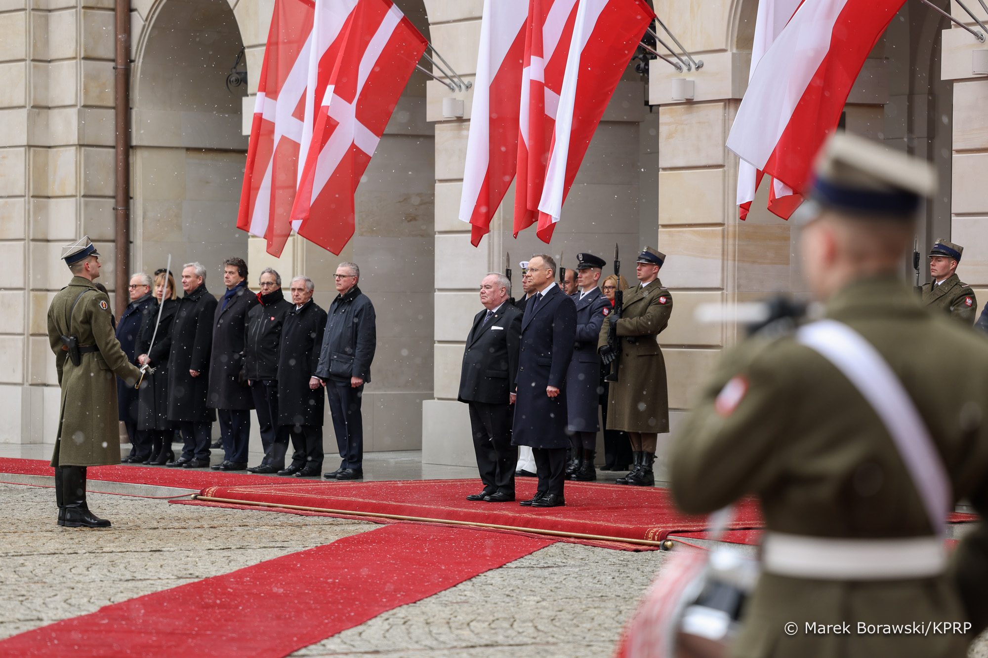 Le Grand Maître en visite officielle auprès du président polonais Andrzej Duda