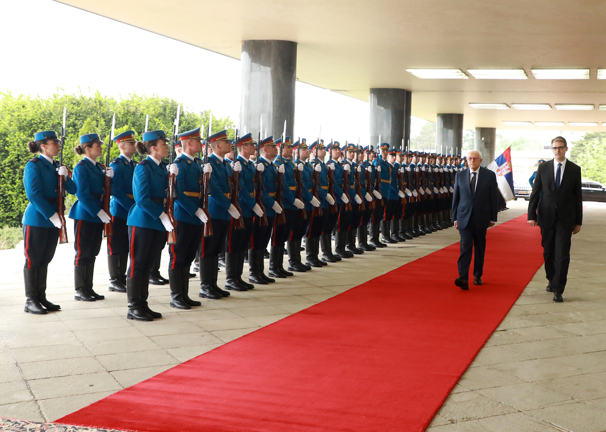 The Ambassador of the Sovereign Order of Malta to Serbia presents his letters of credence