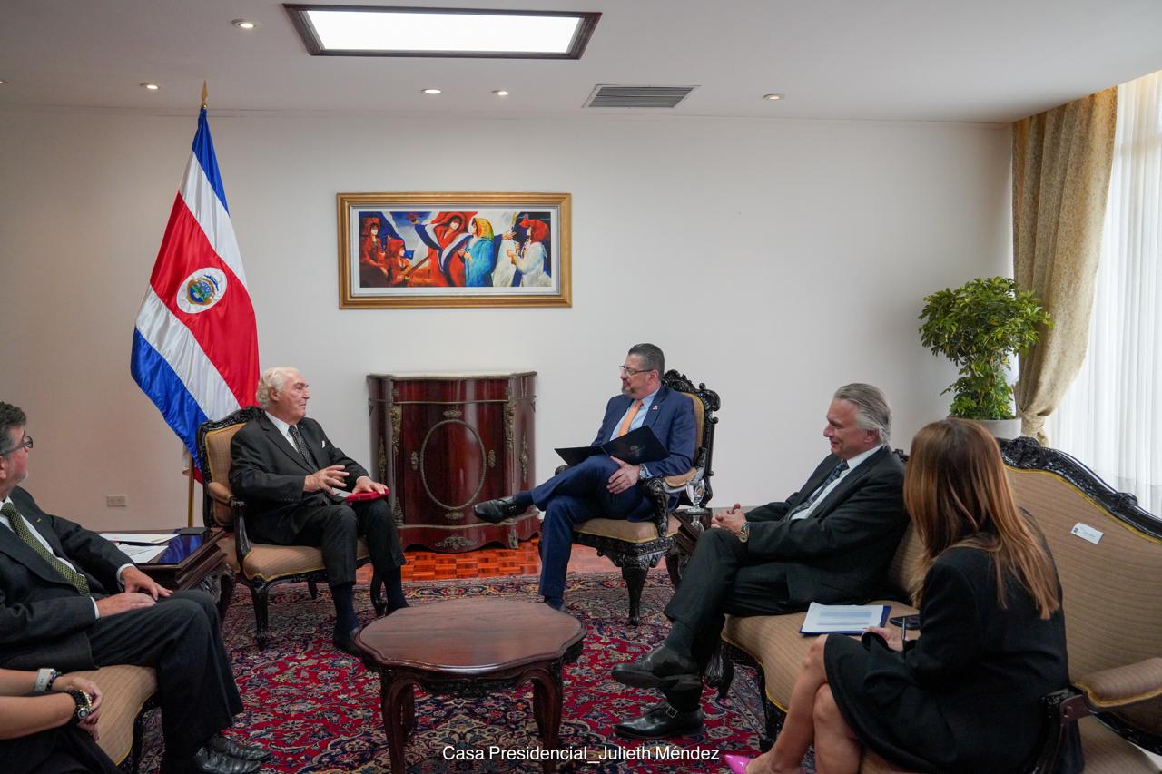 L’Ambasciatore del Sovrano Ordine di Malta presso la Costa Rica presenta le sue lettere credenziali
