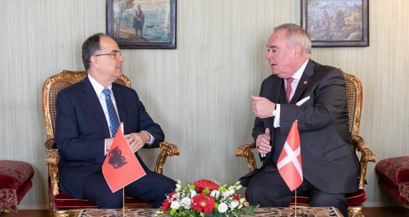 El presidente de Albania realiza una visita oficial al Gran Maestre de la Orden de Malta