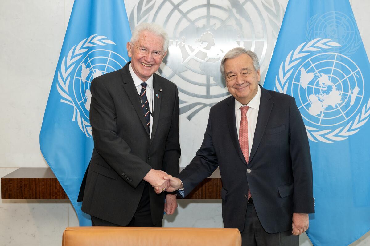 Los embajadores de la Orden de Malta se reúnen con el secretario general de las Naciones Unidas