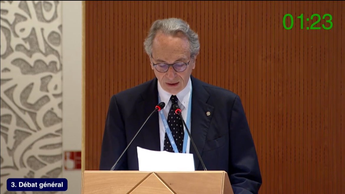 L’Ordre de Malte participe à la 77e Assemblée mondiale de la Santé