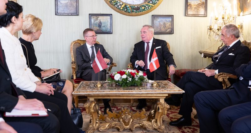 Latvian President on Official Visit to Grand Master