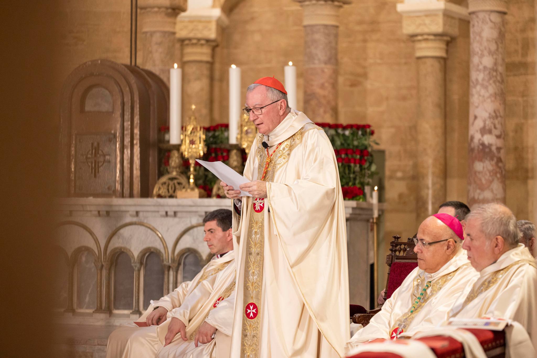 Cardinal Parolin visits Order of Malta’s activities in Lebanon