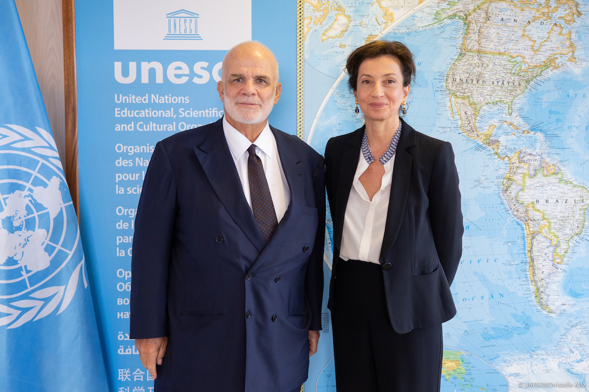El Observador Permanente de la Orden de Malta ante la UNESCO presenta sus cartas credenciales