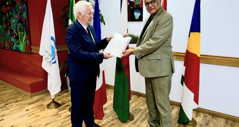 Nuevo Representante Permanente de la Orden de Malta ante la Comisión del Océano Índico