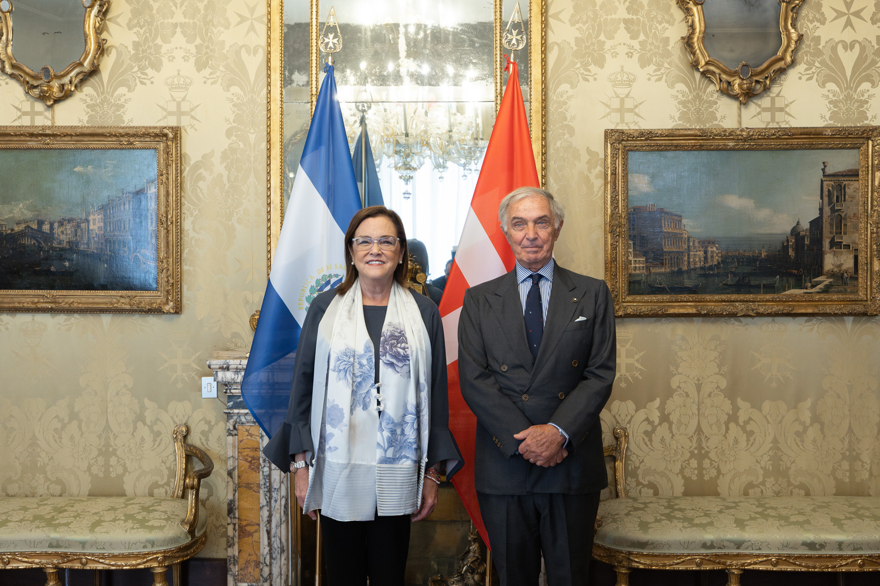 Grand Chancellor receives Minister of Foreign Affairs of the Republic of El Salvador