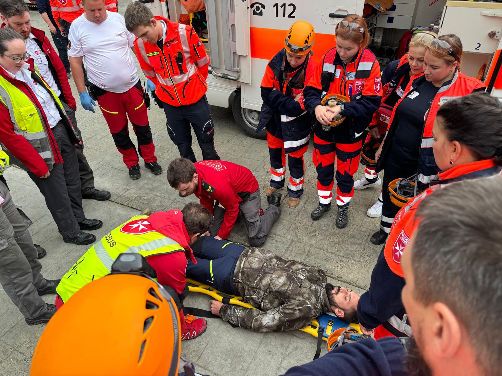 Internationales Rettungstraining der Einheiten des Malteserordens in Rumänien