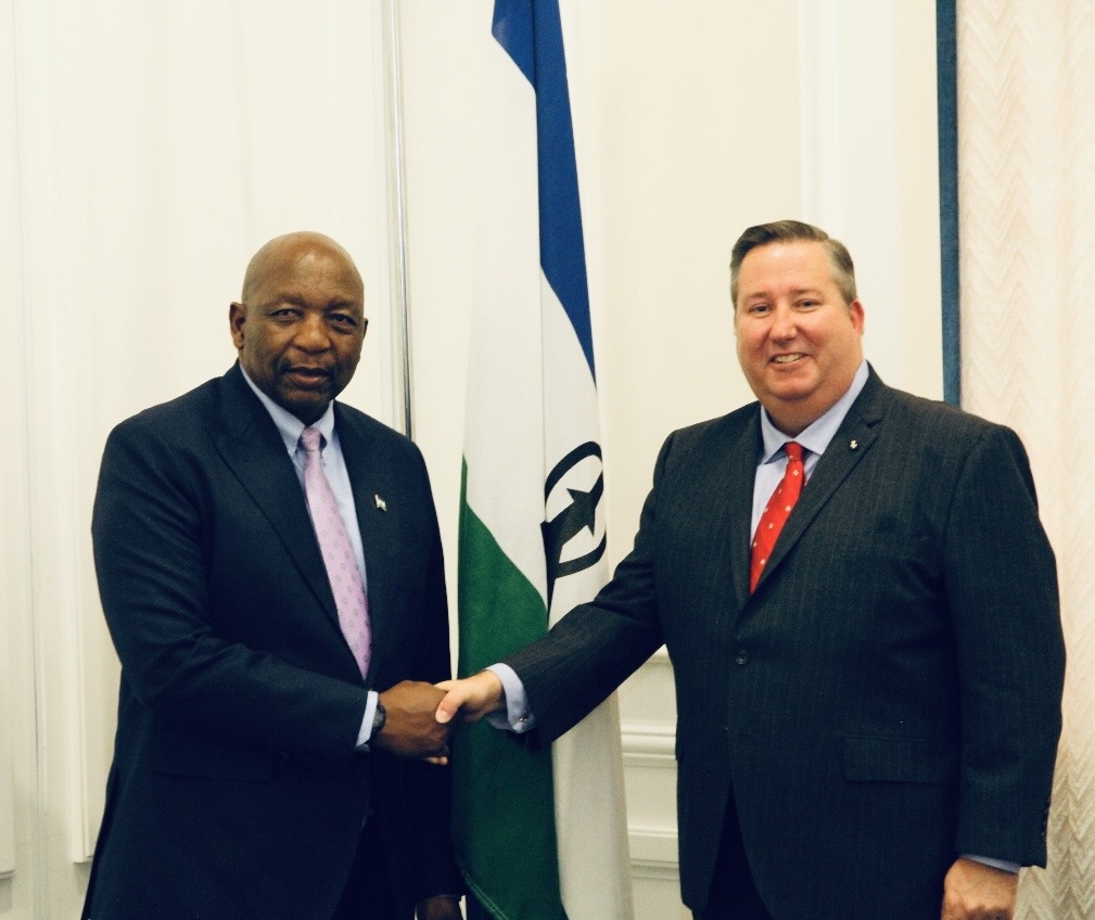 L’Ambasciatore del Sovrano Ordine di Malta presso il Lesotho presenta le sue lettere credenziali