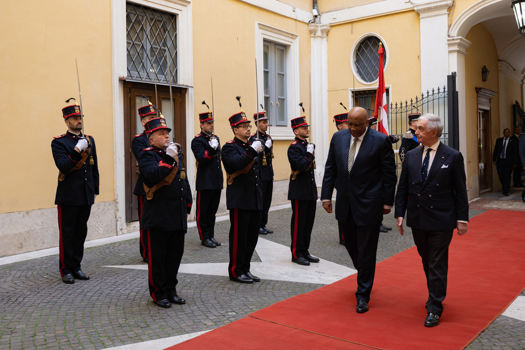 Grand Chancellor receives King of Lesotho
