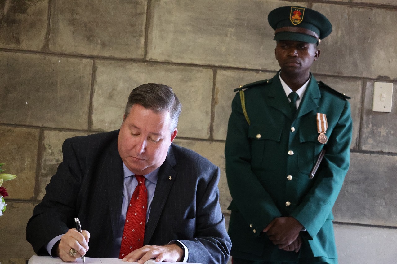 L’Ambasciatore del Sovrano Ordine di Malta presso il Lesotho presenta le sue lettere credenziali