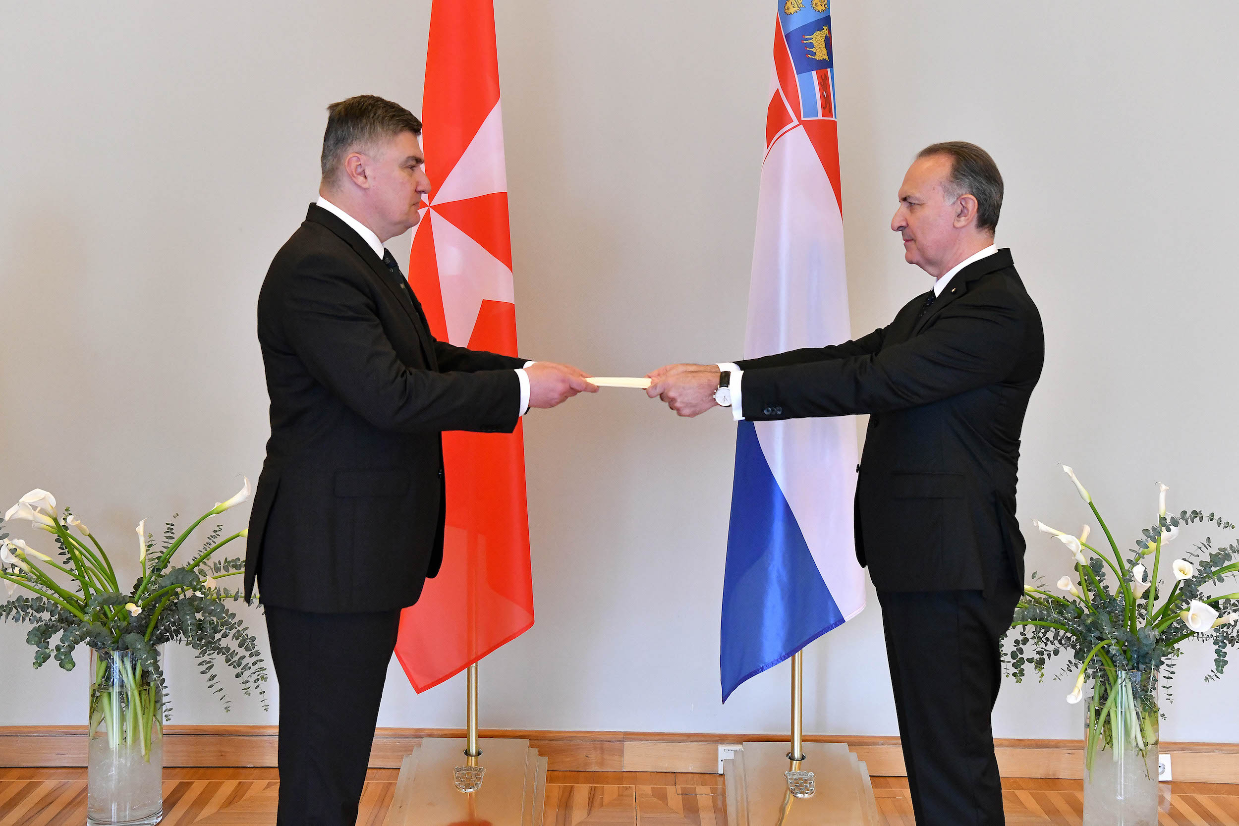 L’Ambassadeur de l’Ordre Souverain de Malte en Croatie présente ses lettres de créance