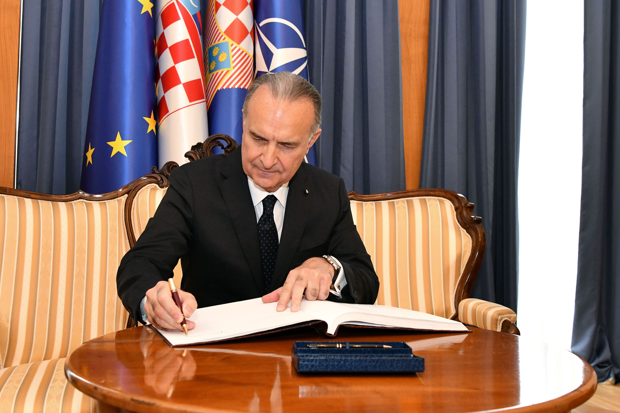 L’Ambasciatore del Sovrano Ordine di Malta in Croazia presenta le sue lettere credenziali