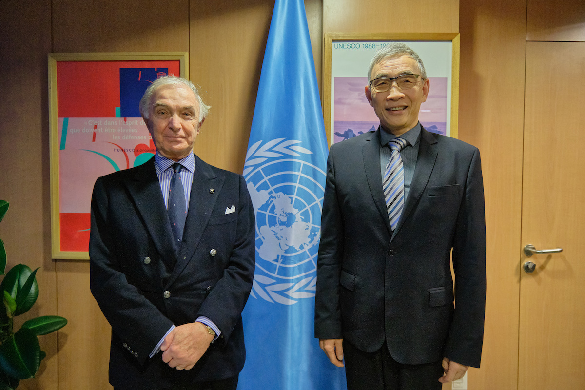 Le Grand Chancelier en visite à l’UNESCO à Paris