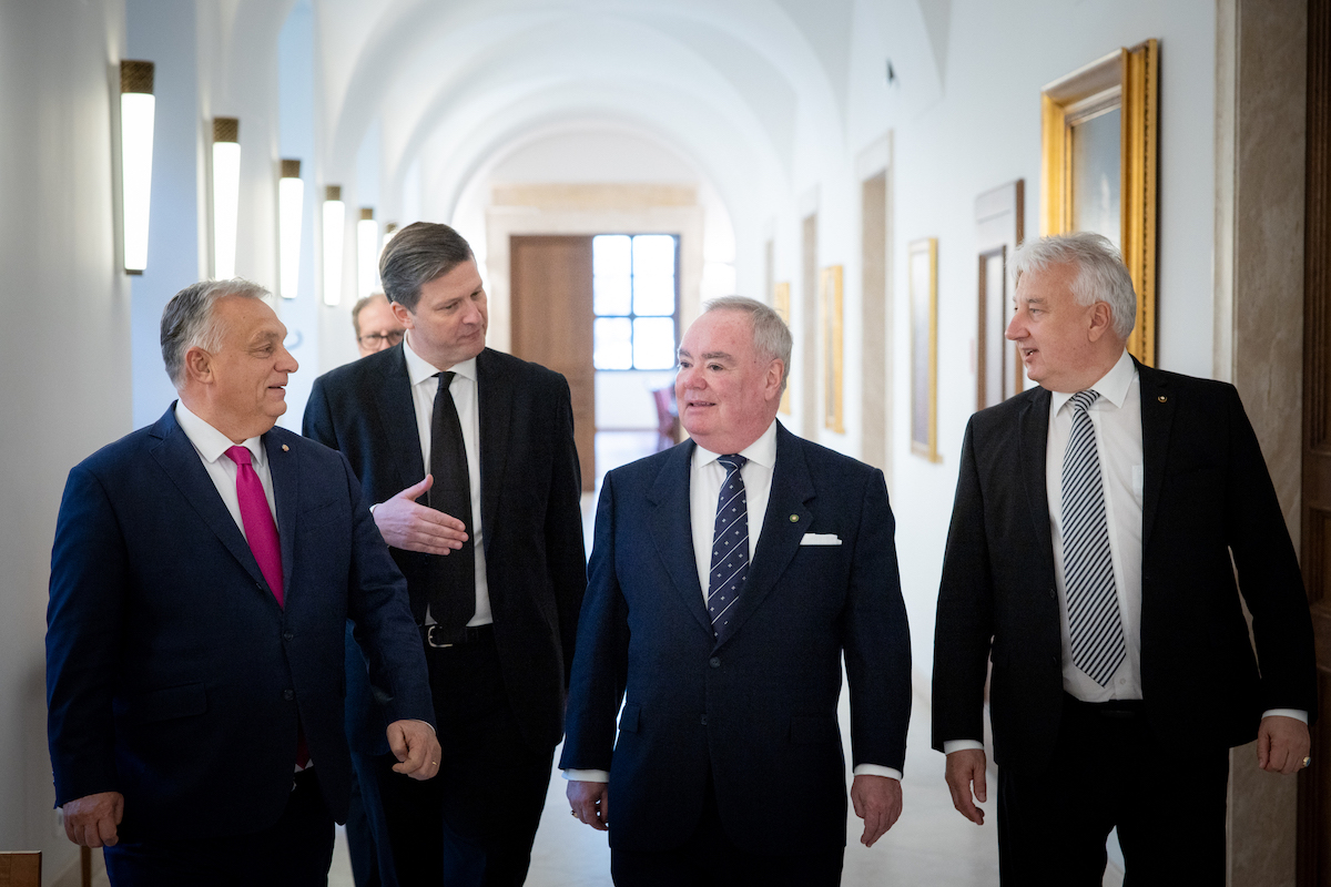 Hungarian Prime Minister Viktor Orbán Receives Grand Master of Order of Malta
