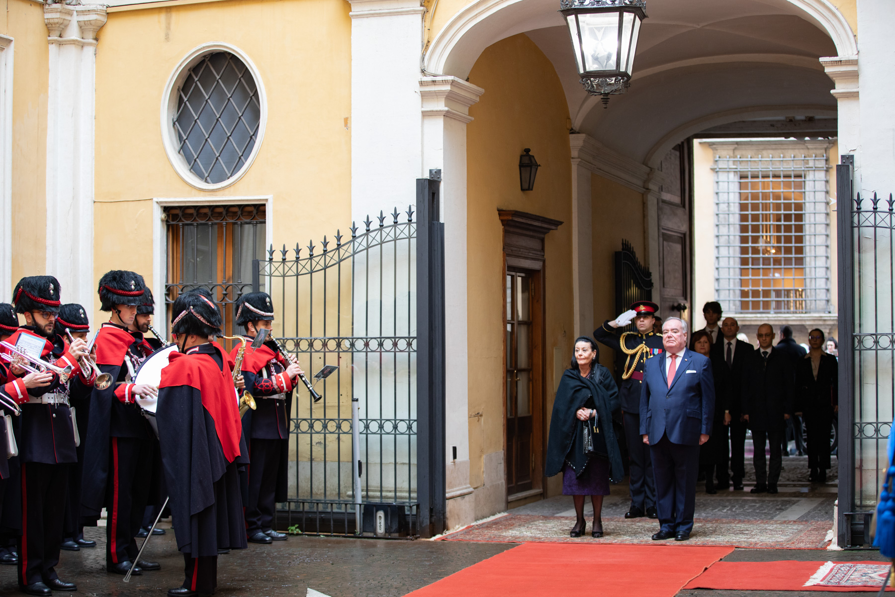 Die Präsidentin der Republik Malta zu Besuch beim Großmeister des Souveränen Malteserordens