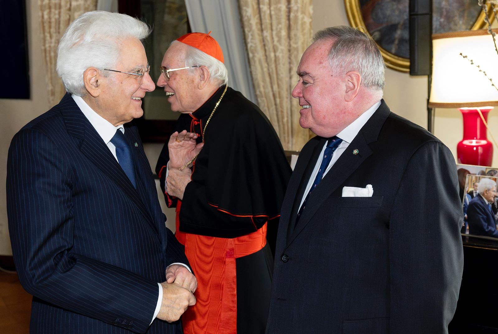 Il Gran Maestro a Palazzo Borromeo per l’anniversario dei Patti Lateranensi