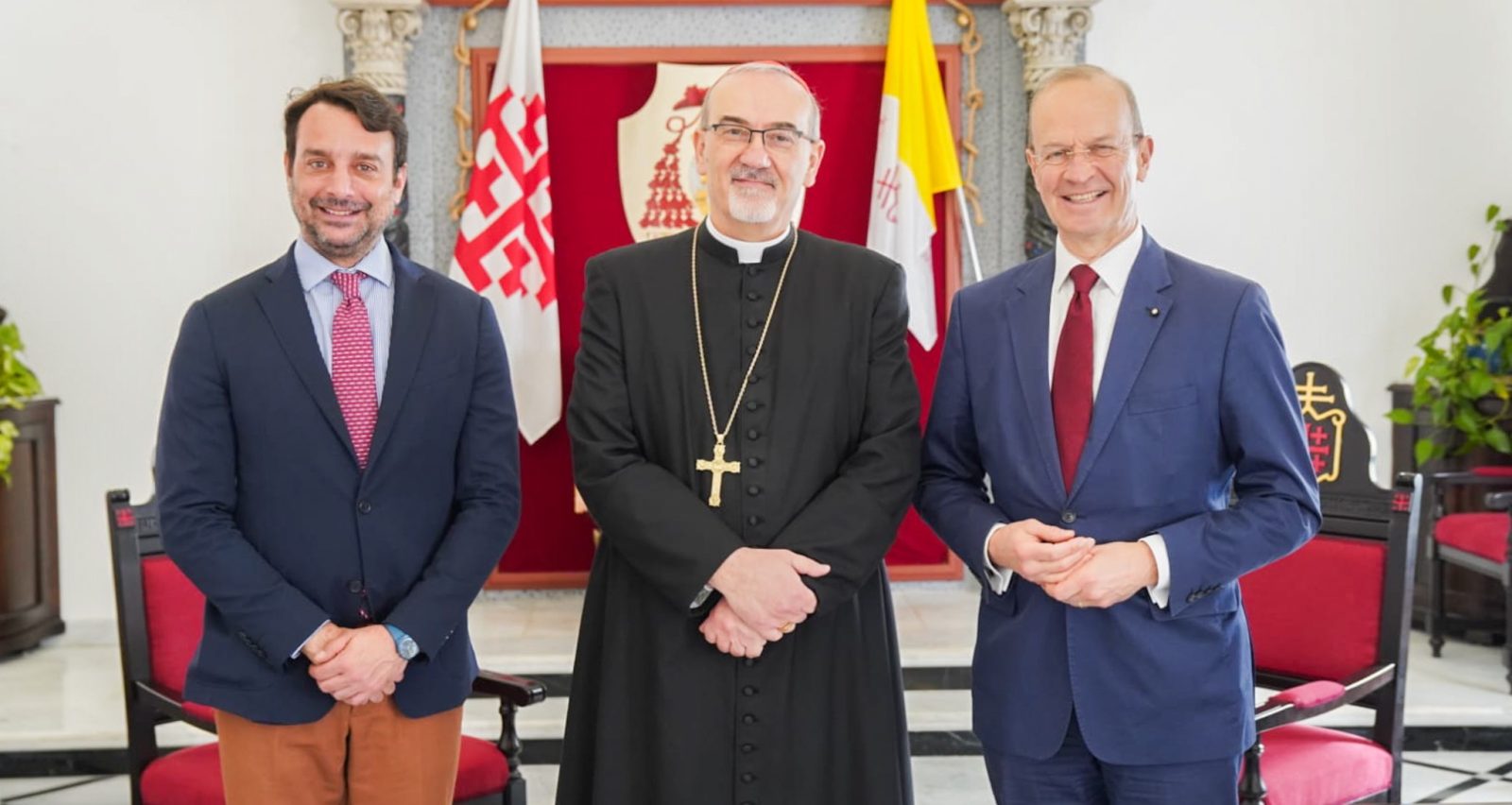 Order of Malta Grand Hospitaller met Latin Patriarch of Jerusalem