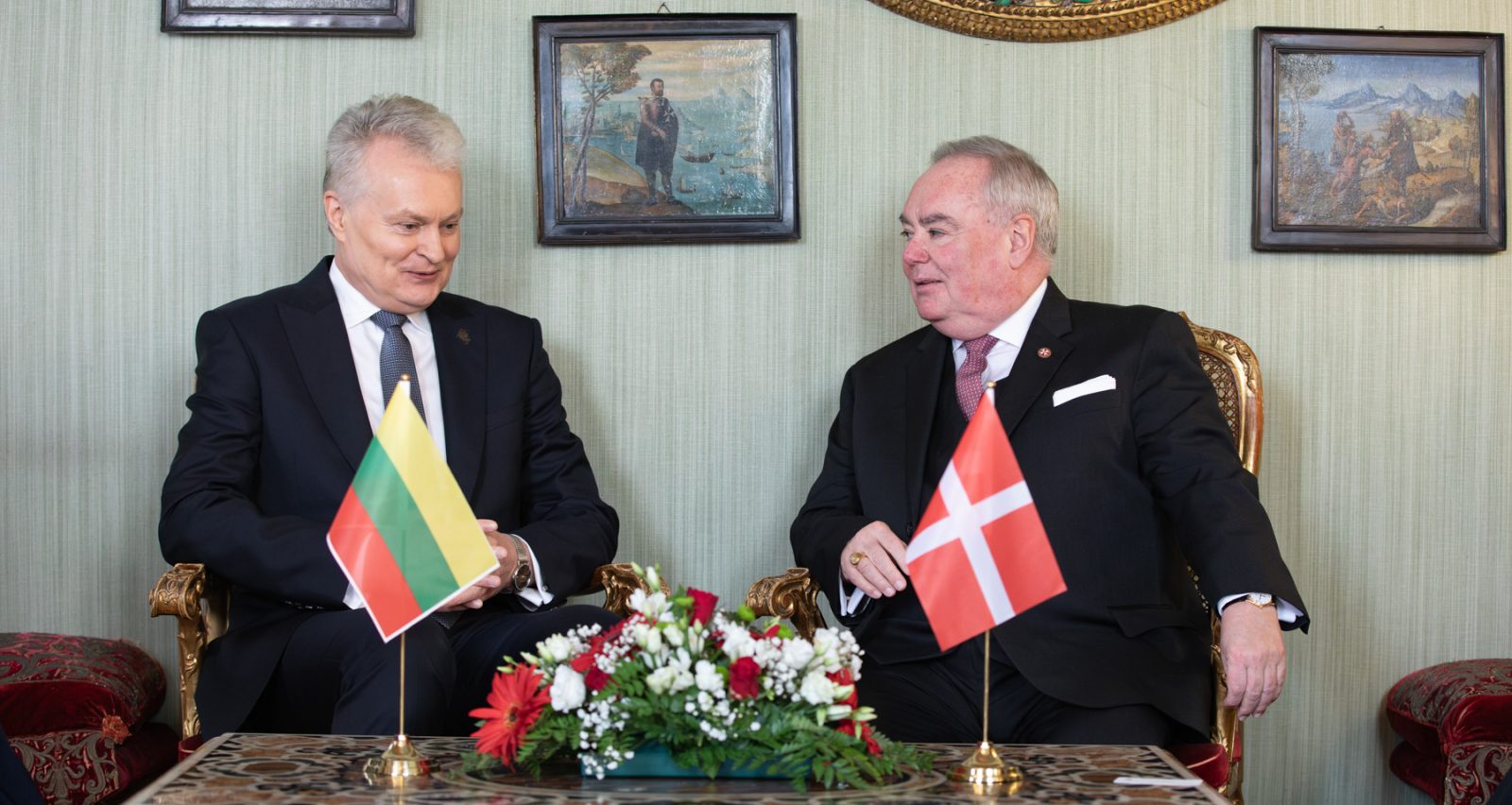 El presidente de Lituania realiza una visita oficial al Gran Maestre de la Orden de Malta