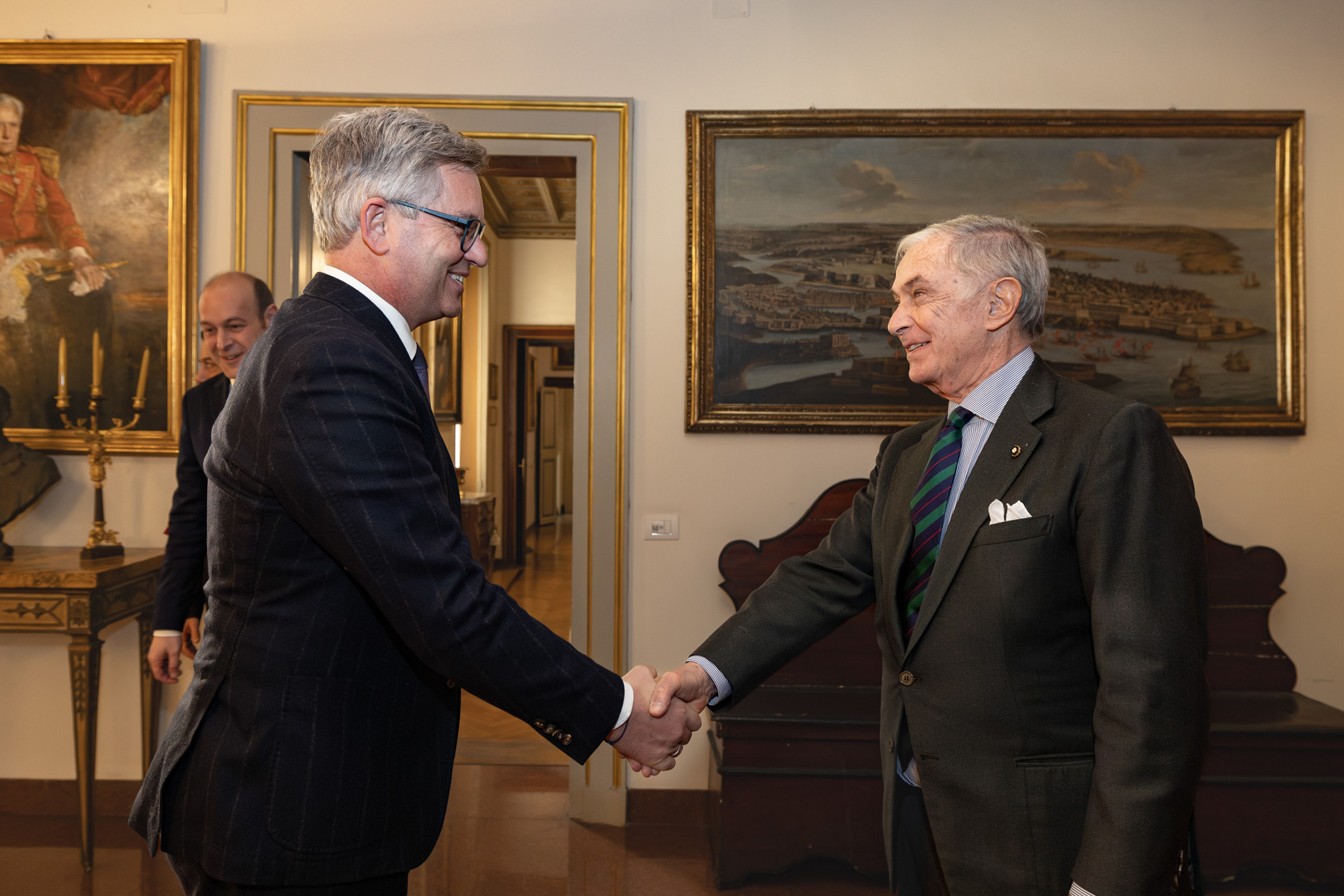 Order of Malta Grand Chancellor receives European Commissioner Magnus Brunner