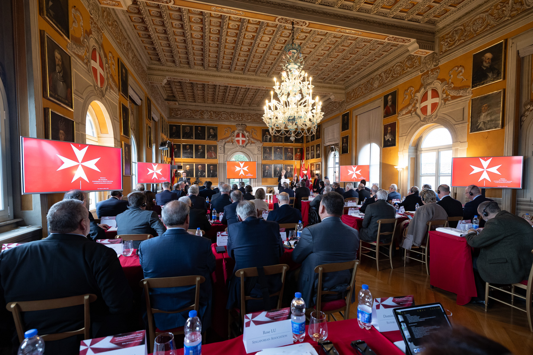 Conférence des grands prieurs, des régents et présidents des associations : l’Ordre de Malte renouvelle son engagement humanitaire