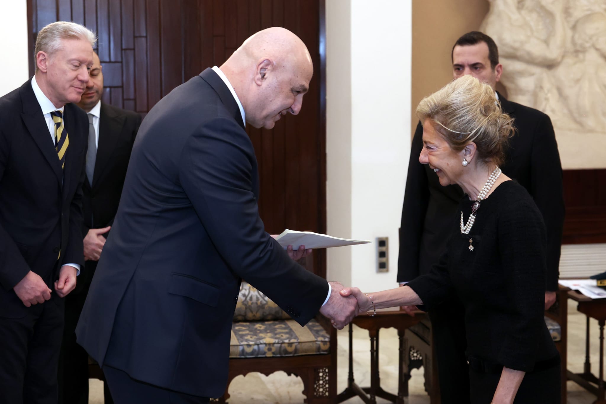 L’Ambasciatrice del Sovrano Ordine di Malta presso il Libano presenta le sue lettere credenziali