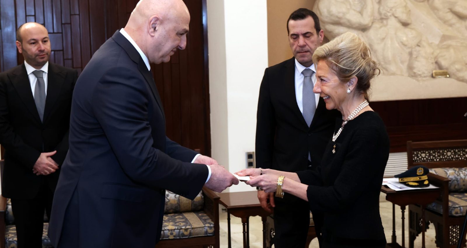 The Ambassador of the Sovereign Order of Malta to Lebanon presents her letters of credence