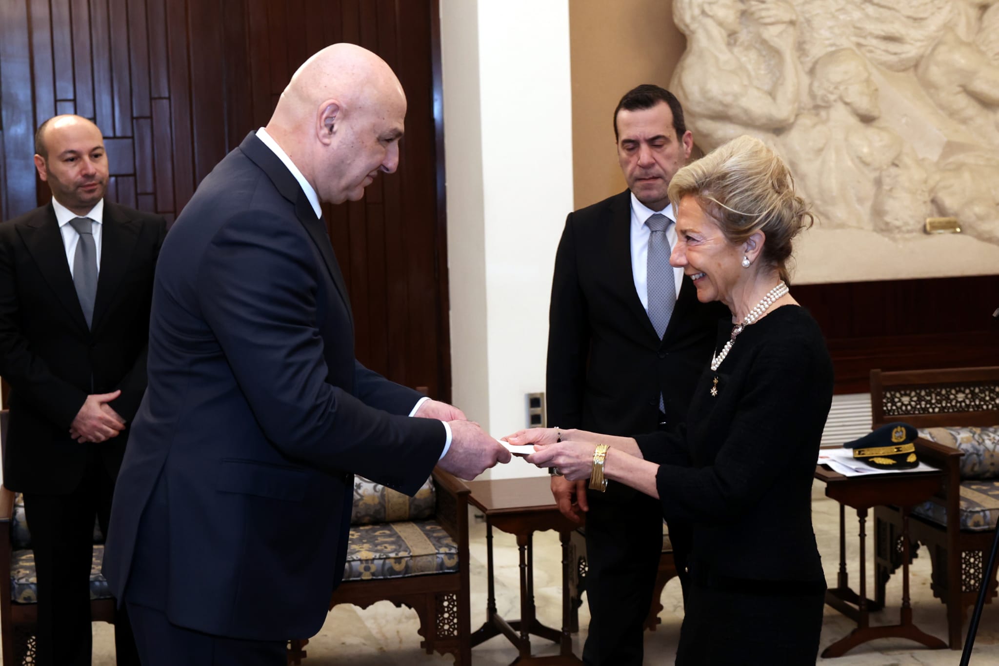 L’Ambassadrice de l’Ordre Souverain de Malte auprès du Liban présente ses lettres de créance