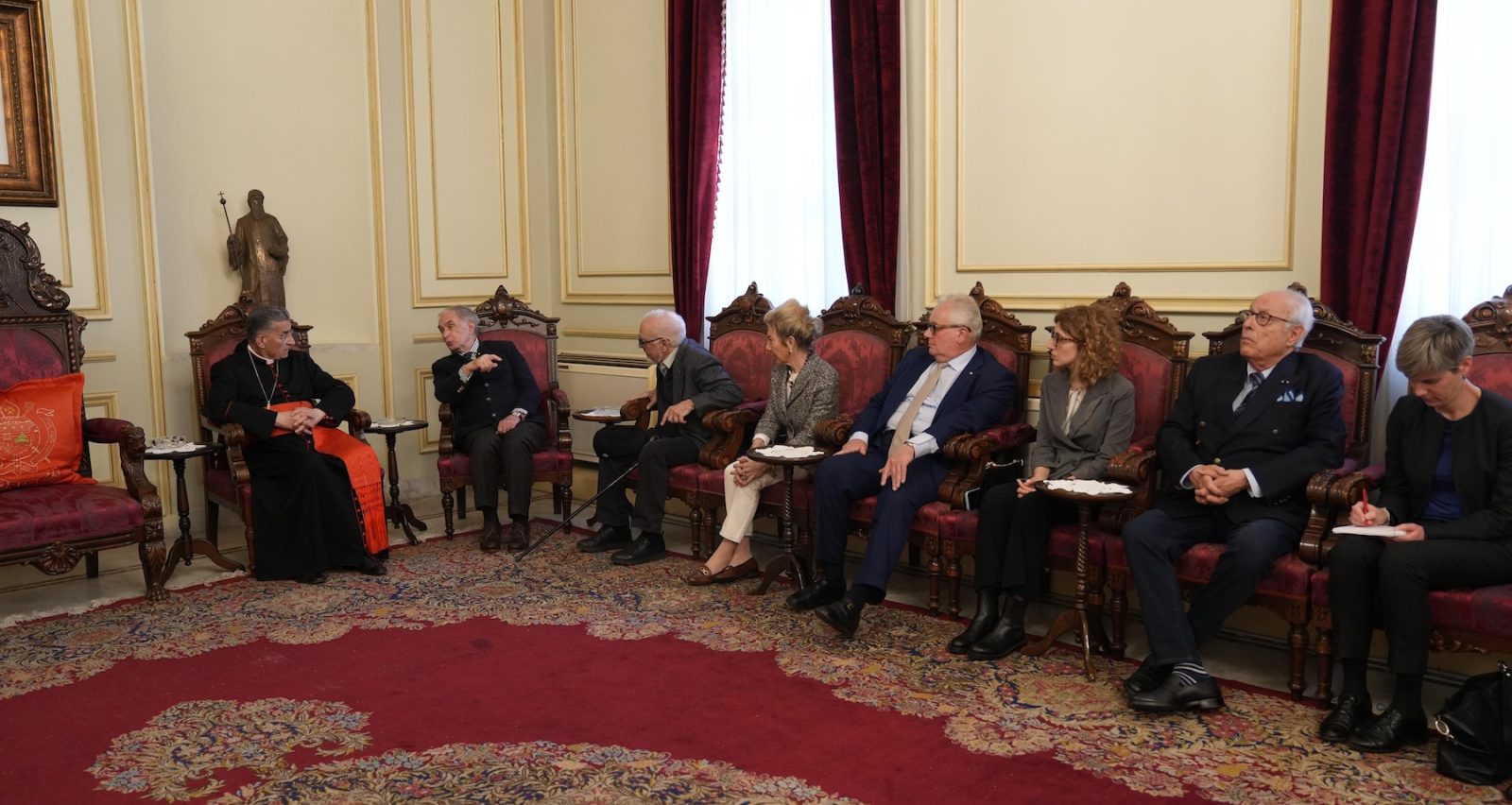 Grand Chancellor of the Sovereign Order of Malta met Maronite Patriarch Béchara Raï