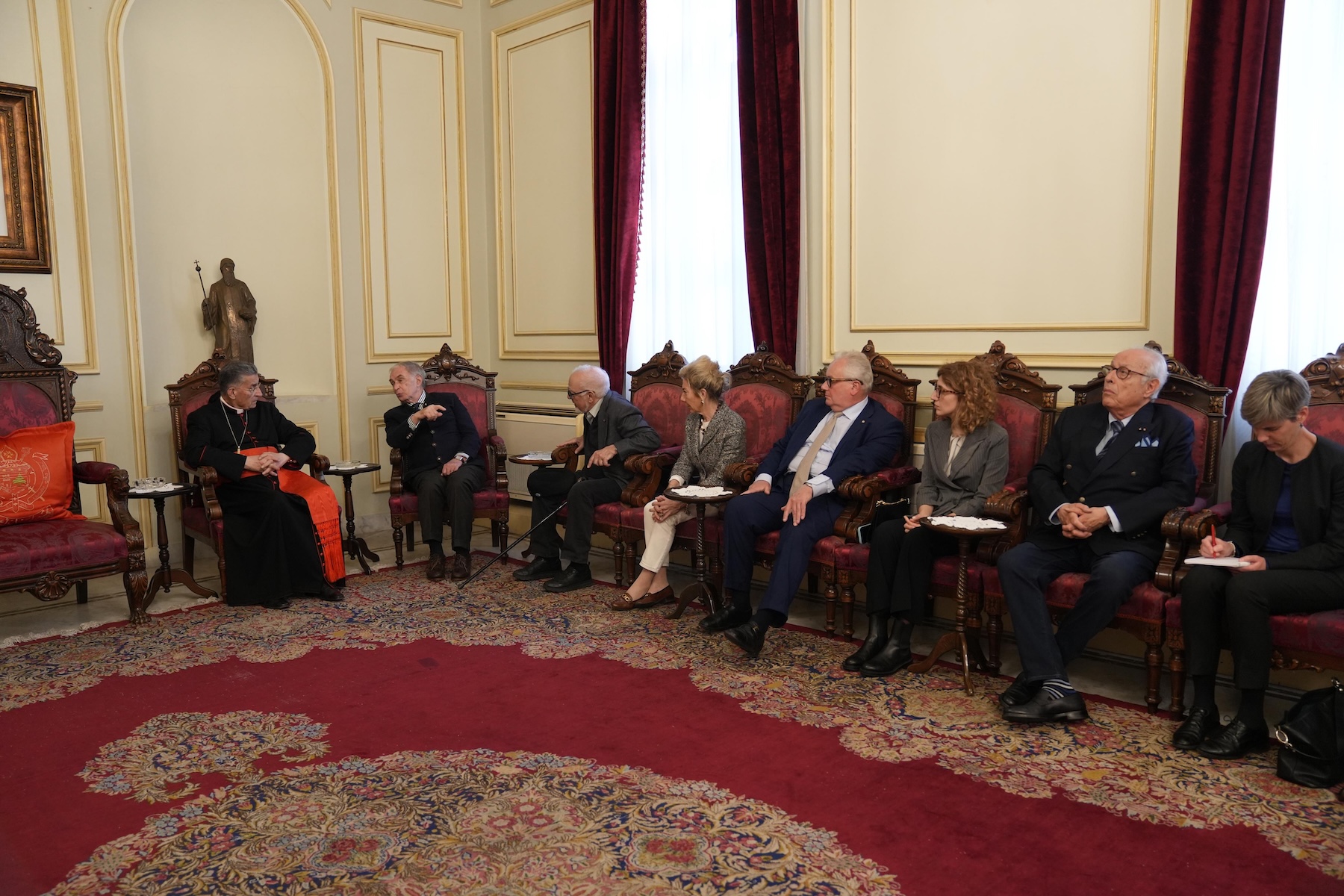 Der Großkanzler des Souveränen Malteserordens  traf den maronitischen Patriarchen Béchara Raï