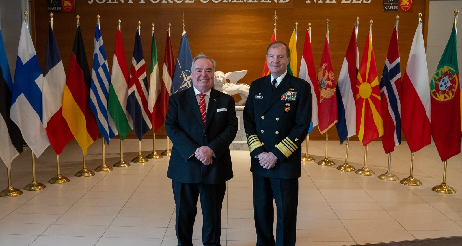 Visit of the Grand Master to NATO Headquarters Allied Joint Forces Command Naples