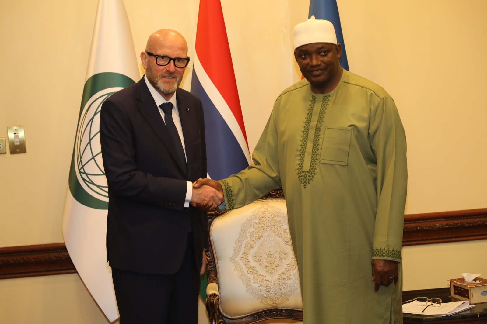 El nuevo Embajador de la Orden de Malta ante Gambia presenta sus cartas credenciales