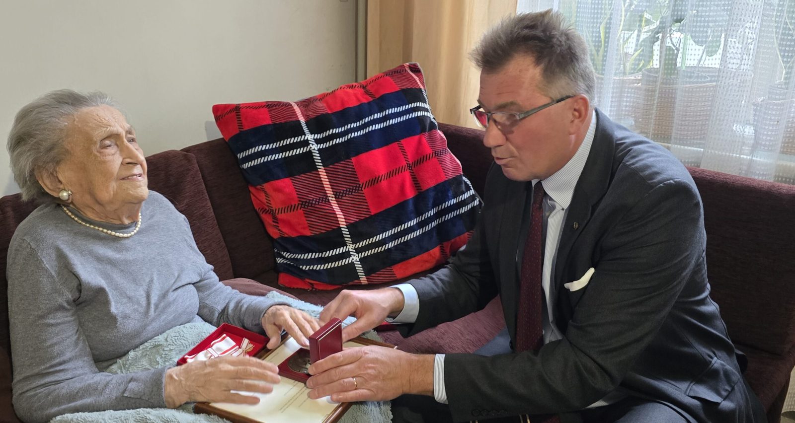 Zofia Bogdan, 104, honoured by the Order of Malta for wartime bravery