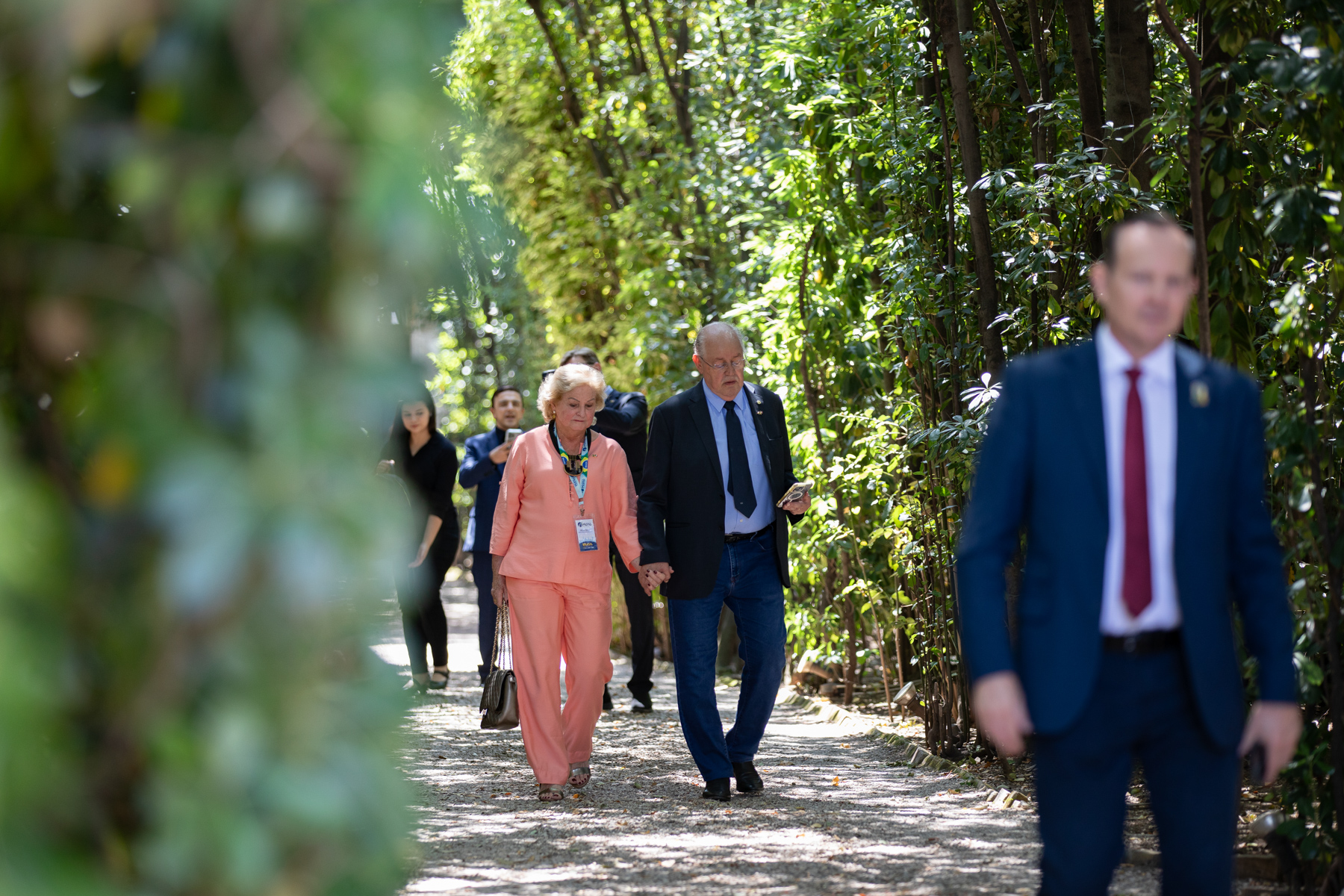 Parlamentarier aus Brasilien besuchen die Magistralvilla des Malteserordens