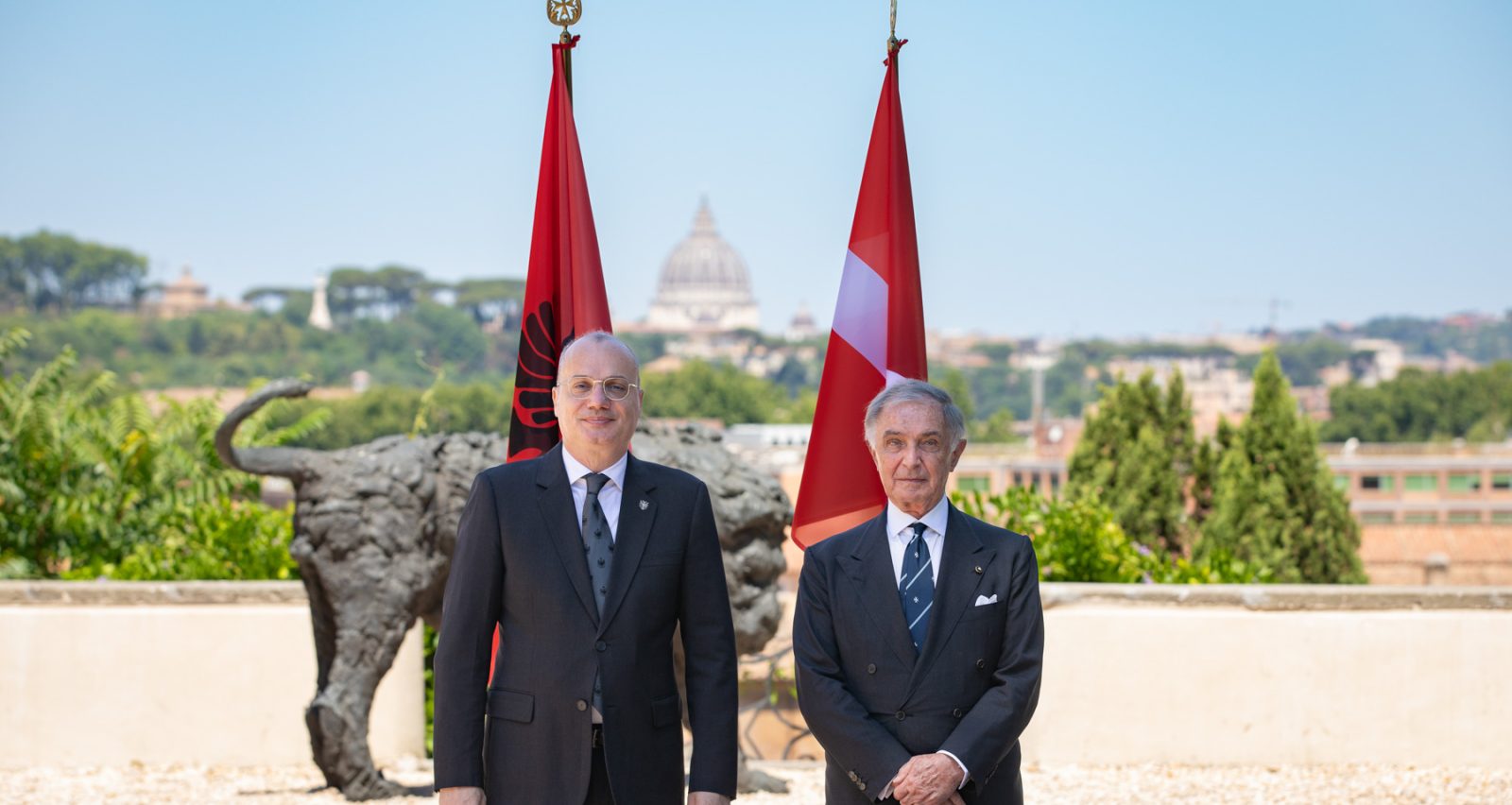 Il Ministro degli Affari esteri dell’Albania in visita al Sovrano Ordine di Malta