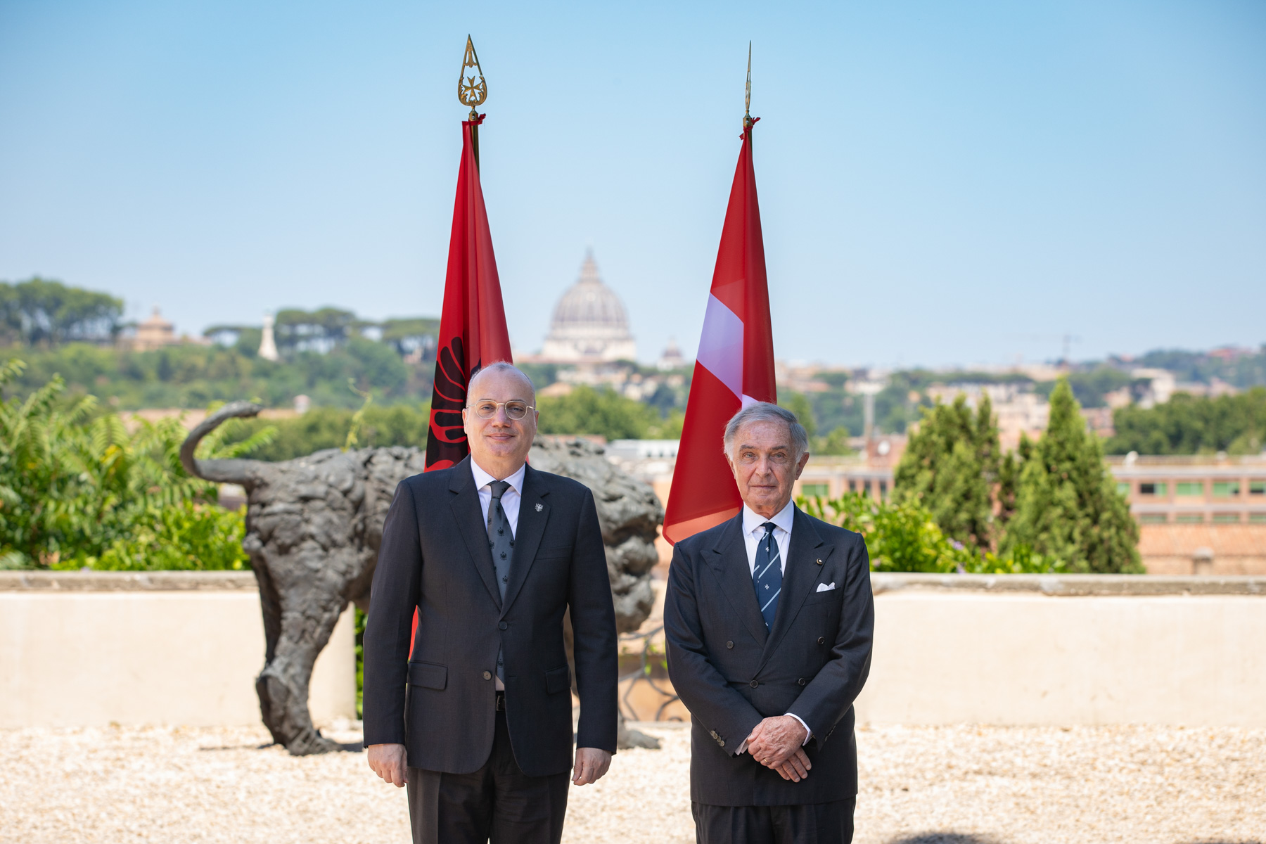 Albanian Minister of Foreign Affairs visits Sovereign Order of Malta