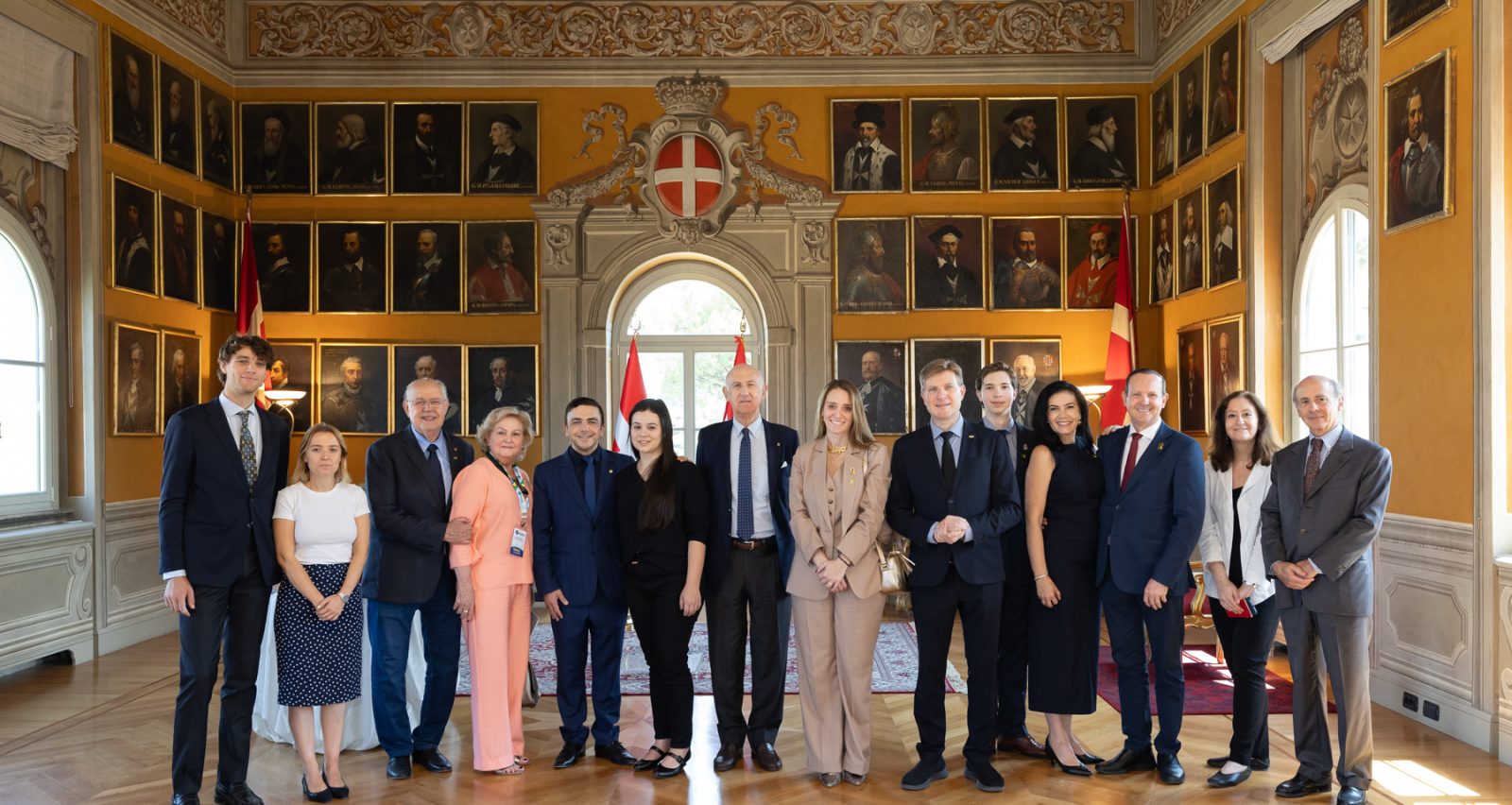 Parlamentarios de Brasil visitan la Villa Magistral de la Orden de Malta