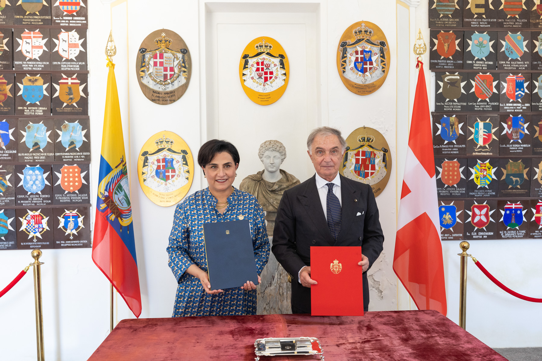 Il Ministro degli Affari Esteri dell’Ecuador in visita al Sovrano Ordine di Malta