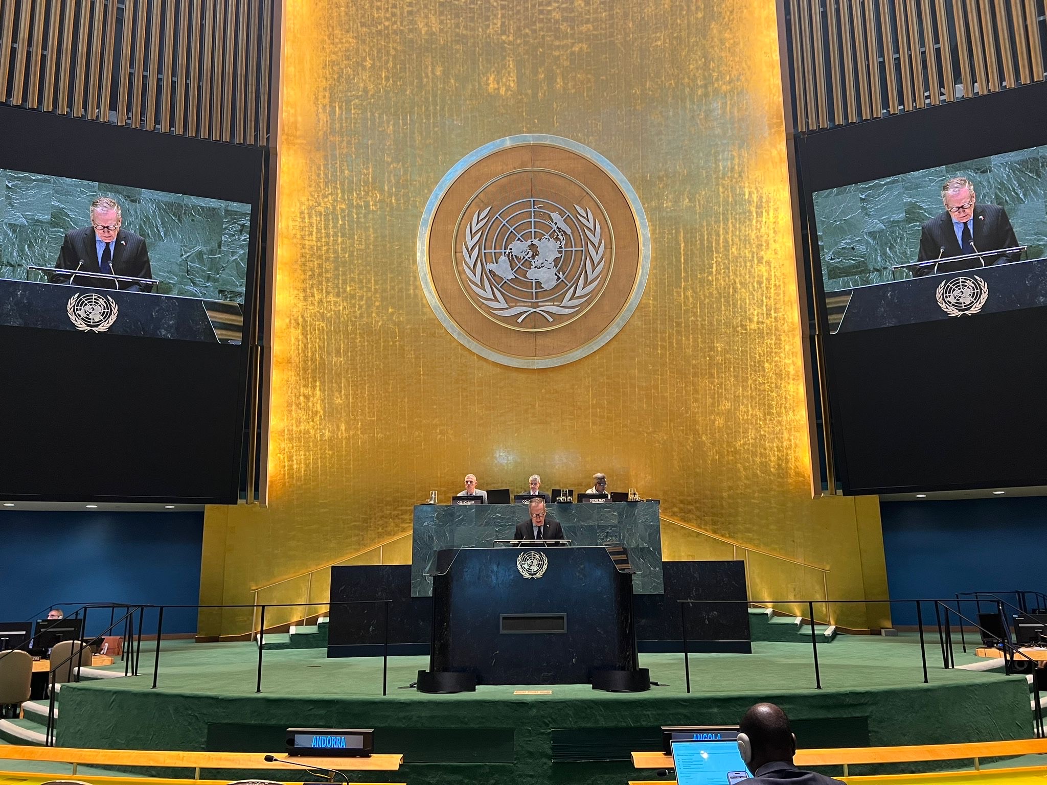 Palestine, the Order of Malta at the United Nations Conference in New York