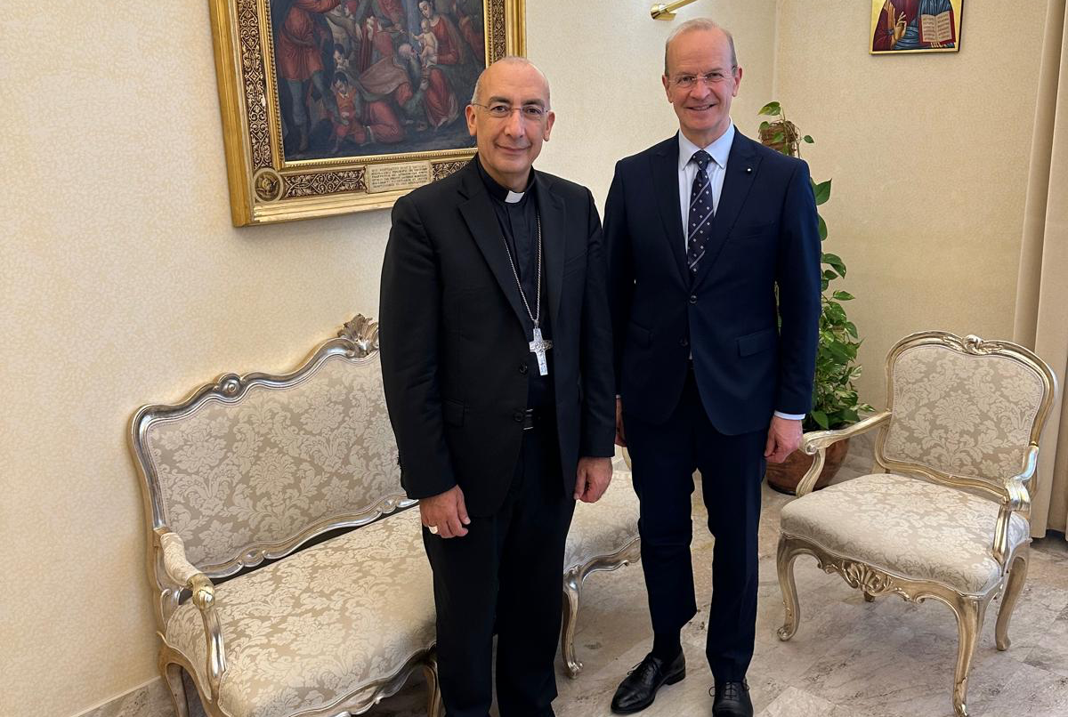 Jubilee Year: the Grand Hospitaller of the Order of Malta meets Cardinal Reina
