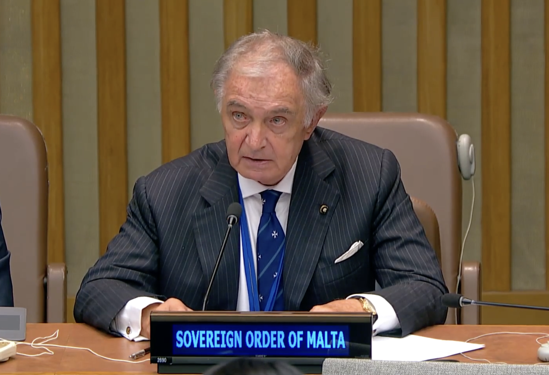 Grand Chancellor of the Order of Malta at the United Nations