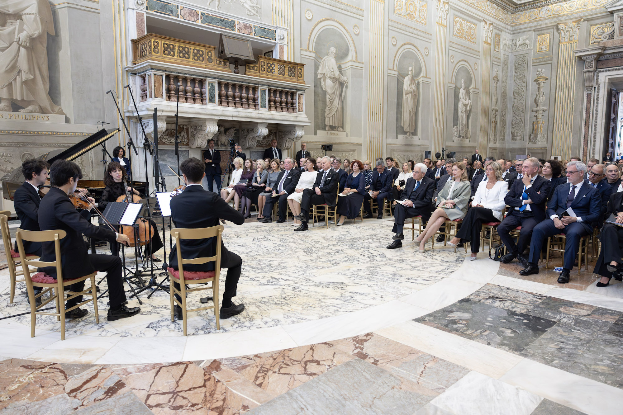 The Order of Malta’s Grand Master at the Concert for the Year of Lithuanian Culture in Italy