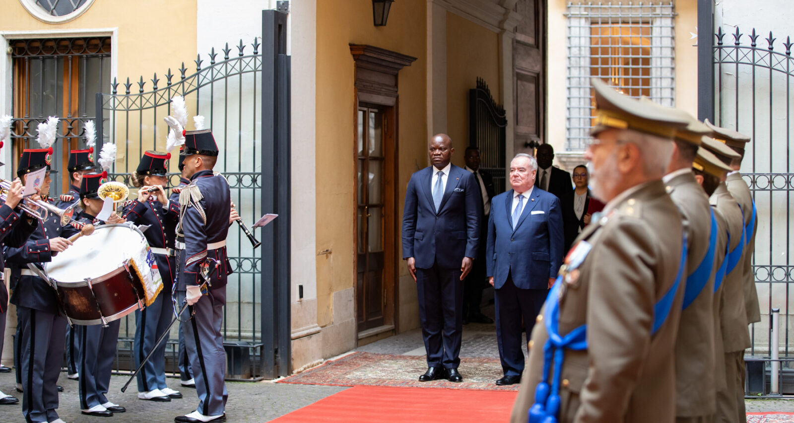 Grand Master receives President of Gabon