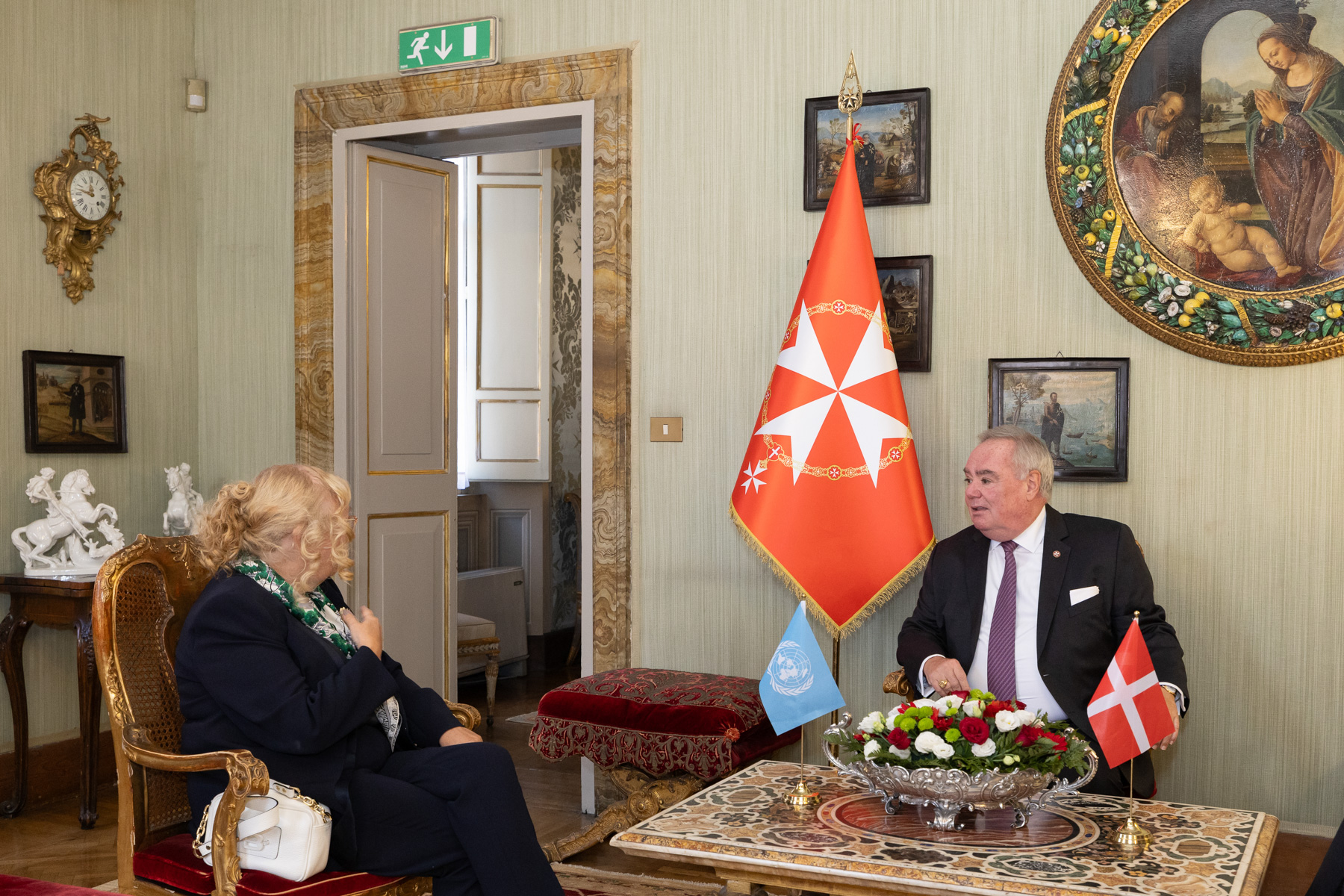 Director General of United Nations at Geneva visits Sovereign Order of Malta